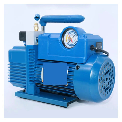 Kgkg 2l Rotary Vane Vacuum Pump For Ac R410a Repair, 7.2m3h Flow Rate, 250w Motor With Solenoid Valve, High Ultimate Vacuum Speed For Refrigerant Recovery And System Pull Down Jobs