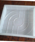 Easy To Use Reusable Concrete Stone Mold For DIY Garden Pathways Breeze Through Creating White Stepping Stones For Patios Walkways And Driveways Cement Brick Mould To Build Durable Backyard Paths visible from top angle