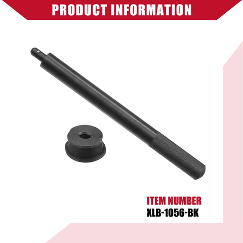Harley Davidson Wheel Bearing Race Tool for FL 1973 to 1999, durable black metal, outer tapered race removal and installer