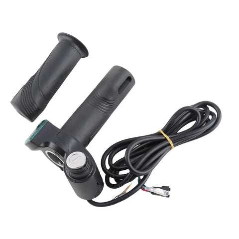 Electric Throttle Grip With Ignition For Scooters And E Bikes, Plug And Play Universal Handlebar Speed Controller with cables