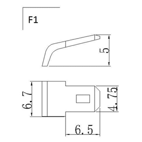 Technical drawing of Badass 4 Pack 12V 8Ah AGM SLA Battery Replacement for UB1280 D5743 WKA12-8F with dimensions.