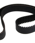 Heavy Duty 138 Tooth Drive Belt perfect replacement for Harley Parts BDL-138-38K, showing its flat design and tooth structure.