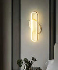 Badass Modern Wall Sconce Lights For Indoor And Outdoor Copper Creative Wall Lamp Set Living Room Bedroom Decor up down LED fixture on wall.