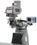 Precision Milling Machine Pro Grade with 3 Axis ACU RITE 203 DRO, quill and X and Y axis power feeds, shown from front angle.