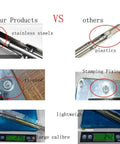 Comparison of our stainless steel vs other plastic Heavy Duty Gas Struts Lid Support Hinges Pack Of Two 80N 100N 150N 200N.