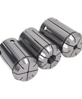 Dope 3PC Spring Steel Collet Chuck Set With Wrench For Milling And Cnc Lathe Engraving Tools featuring 1/8, 1/4, 1/2 inch ER collets.