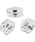 Antique Silver Box Hasp Lock Kit 20 Pcs for Jewelry Boxes and Suitcases 24x19mm Durable Iron Hardware Latches Clasp Clip Retro Design