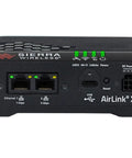 Front view of XR60 Dual SIM 5G and WiFi 6 Built Tough Rugged Ethernet Modem and Wireless Router With USB C Power Delivery ports.