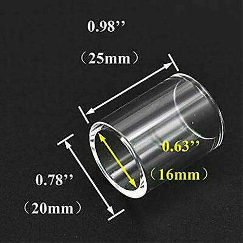 Heavy Duty Heat Resistant #10 Glass Cups And O-Rings For SR WP 17 18 26 And WP 9 20 TIG Welding Torches Full 30 Piece Consumable Kit With Nozzles, glass cup dimensions displayed.
