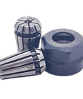ER11 Collet Nut Set For CNC Lathe And Milling Machines, High Precision One Eighth Inch And One Quarter Inch Collets, 65Mn Steel