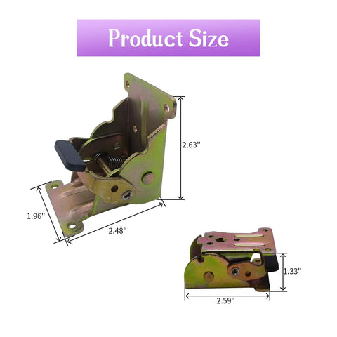 Tough As Nails Table Leg Folding Brackets 4 Pack Heavy Duty Self Locking Hinges product size measurement 2.63" x 2.48" x 1.96"
