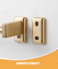Towel Rack Mounting Hardware Kit For Stainless Steel Bracket Replacement Parts with Anti Slip Pad on wall mount
