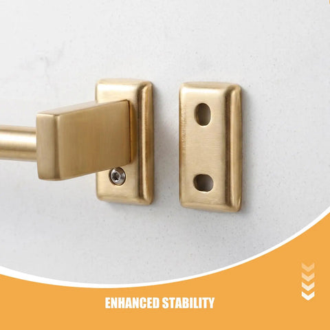 Towel Rack Mounting Hardware Kit For Stainless Steel Bracket Replacement Parts with Anti Slip Pad on wall mount
