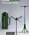 Massive 15000mAh Rechargeable Telescopic Camping Light Lantern With Reinforced Tripod Base, Height Adjustable Dimmable Tent Light