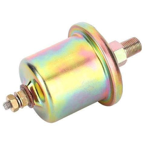 Oil Pressure Sensor One Eighth NPT 0 To 1.0 MPa High Sensitivity Steel Engine Oil Pressure Switch Built To Last For Auto And Industrial Machines With Precise Readings And Reliable Performance In Tough Environments, steel threaded sensor shown