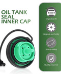 Fuel Filler Cap Replacement For Audi And Volkswagen Cars Black Sealing Gas Cap Durable Tank Cover No Fuss Install