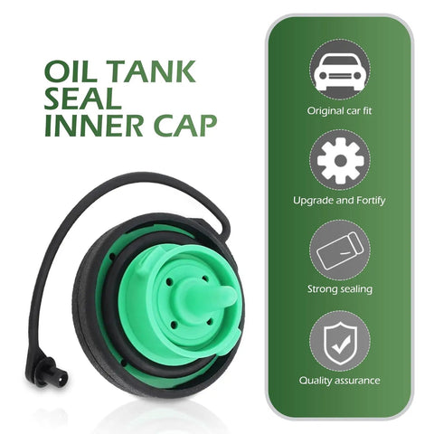 Fuel Filler Cap Replacement For Audi And Volkswagen Cars Black Sealing Gas Cap Durable Tank Cover No Fuss Install