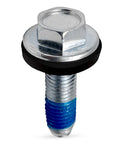 Washer Agitator Bolt 5/16-24 WP358237 Replacement Part For Whirlpool Front Load And Top Load Washers DIY Friendly Easy Install Durable Steel Replaces Missing Or Rusted Bolt And Keeps Your Washer Running Smoothly. silver 5/16-24 WP358237 washer agitator bolt with nickel coating and blue thread patch