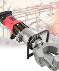 Hot! UWYTGF Handheld Electric Rebar Bender 1100W Motor with hydraulic action for bending 4-22mm steel bars.