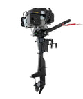 6HP 4-Stroke Outboard Motor For Small Boats, 140cc Short Shaft With Tiller, Air-Cooled Heavy-Duty Marine Engine