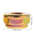 Easy Install 10 Pack Lawn Mower Spindle Lock Nuts Replacement Reverse Thread Metal Wing Nut Bolt in gold finish, measuring 0.83 inches.