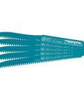 5-Pack 8-Inch Wood Cutting Reciprocating Saw Blade with Progressive Tooth Spacing for fast cuts in thick and thin materials