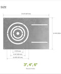 24 Pack 18 Inch New Construction Mounting Plate With Round Holes For 3 4 6 Inch LED Recessed Lights, Galvanized Steel Rough In Plate