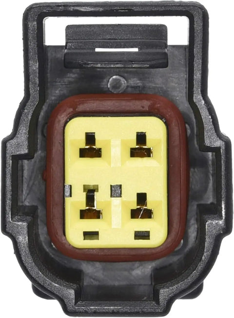 Direct Fit Oxygen Sensor 4 Wire O2 Sensor OEM Replacement For Improved Fuel Efficiency Lower Emissions And Better Engine Performance Easy Plug And Play Install For Most Vehicles close-up showing connector
