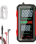 True RMS Digital Multimeter With 6000 Counts Color Screen Auto Display Rechargeable Battery and test leads visible