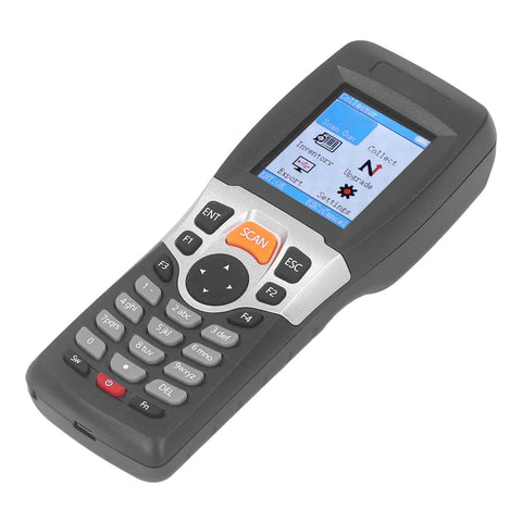 Wireless 1D Barcode Scanner With 2.4GHz Tech And 330 Ft Range, Cable-Free Handheld Inventory Reader with 2-inch color screen