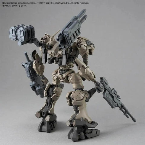 RaD CC-200 Orbiter Nightfall 30MM 1/144 Model Kit For Armored Core VI No Glue Build detailed front view figure