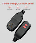 GFCI Plug Replacement Auto Reset 15 Amp 3 Prong 3 Wire Waterproof Ground Fault Circuit Interrupter Heavy Duty Safe Power Outlet