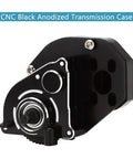 Aluminum Transmission Gearbox Upgrade For Axial SCX24 AX24 1 24 Scale RC Car Beefed Up Black Anodized With Hardened Gears