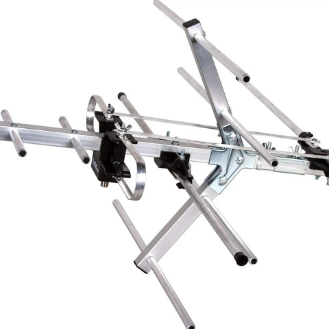 Long Range HD TV Antenna With 200 Mile Reception For Attic Or Roof Mount, Digital OTA For 4K TVs, aluminum structure