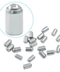 20 Pack 304 Stainless Steel Ball Plungers And Detent Screws For Cabinets Drawers Rock Solid Smooth Glide 3Mm 5N force, compact metal pieces for drawer use.
