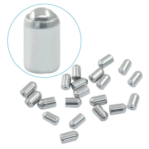 20 Pack 304 Stainless Steel Ball Plungers And Detent Screws For Cabinets Drawers Rock Solid Smooth Glide 3Mm 5N force, compact metal pieces for drawer use.