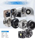 G3G280Br04M7 Bad Boy Centrifugal Fan With Slick Brushless Servo Motor and Kickin Airflow in various angles showcasing ventilation design.