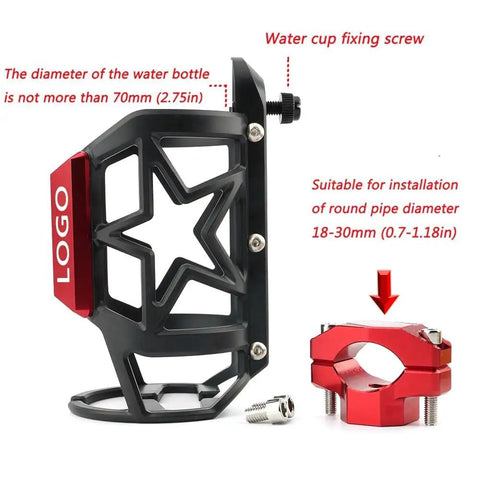Straight Up Motorcycle Drink Holder And Water Bottle Cage For Any Handlebar Setup Built Tough For Daily Commutes And Weekend Cruises Keeps Your Cold Brew Locked Down All Day Long Bright Green