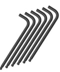 8mm Ball End Hex Keys Set, 6-Piece Long Arm L Shaped Allen Wrenches, Built Beefy From CR-V Steel With Black Oxide Finish, Anti-Corrosion Ready For Automotive And Home Mechanic Projects on white