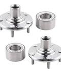 Two Piece Wheel Hub Bearing Assembly Set Compatible With 2011 Through 2015 Hyundai Elantra, 2013 Through 2017 Elantra GT, And 2012 Through 2017 Veloster Replace 510093 Premium Quality Replacement Part