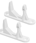 Premium Grade 2 Pack Washer Door Strike Kit White Plastic Replacement For Front Load Machines Smooth Click Every Time Sweet Deal Replaces Part 131763310 Quick Install Swap.