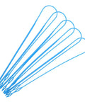 Flexible Plastic Drawstring Threader Tool Kit For Easy Threading Big Eye Design Works With Thick Or Thin Cords Grab And Go Portable 5 Pack Sewing Tool For Pants Hoodies Jackets Bags And Craft Projects blue plastic 5-pack drawstring threaders