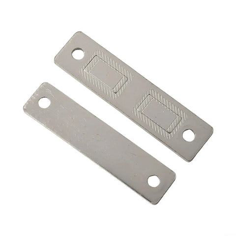 Ultra Thin Magnetic Cabinet Catch For Doors 2 Pack No Nonsense Strong Hold 3.5mm Slim Latch With Screws stainless steel plates