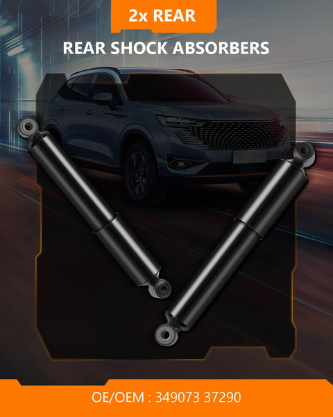 Beefed Up Rear Shocks And Struts For Dodge Grand Caravan Town And Country Ram CV Routan Fits 2008 2019 OCPTY Shock Absorbers