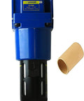 Inline Moisture Trap And Water Separator Filter For Compressed Air, 1 Inch FNPT, Aluminum Body, Built Tough Industrial Grade
