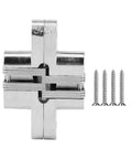Premium Concealed Cabinet Hinges That Are Rock Solid Built With Hardened Stainless Steel and screws for durable flush mount installation.