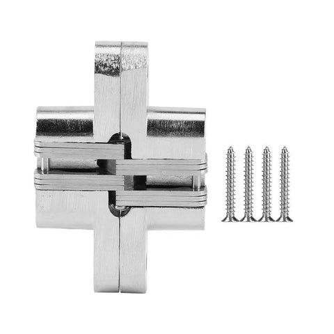 Premium Concealed Cabinet Hinges That Are Rock Solid Built With Hardened Stainless Steel and screws for durable flush mount installation.