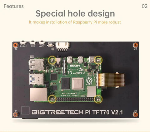 Five Inch HD TFT LCD Capacitive Touch Screen Display With Sharp 800x480 Dsi Panel And Dead Simple Plug And Play Setup For Raspberry Pi 4 3 2 1 Models And 3D Printer Controllers
