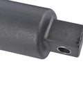 Close-up of hydraulic angle system actuator for Polaris Ranger XP 1000. Heavy duty design, built tough for smooth angling control.