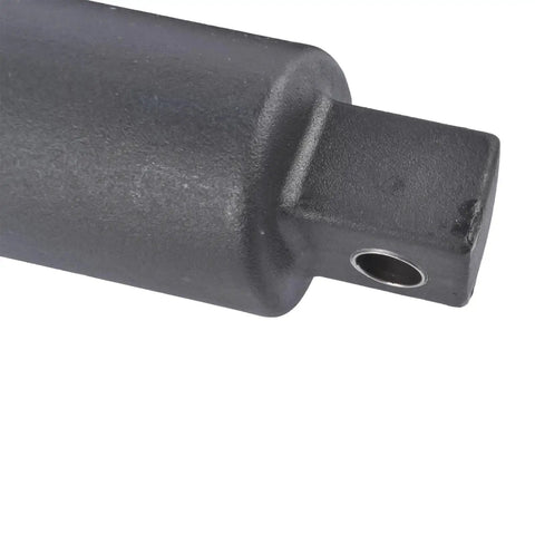 Close-up of hydraulic angle system actuator for Polaris Ranger XP 1000. Heavy duty design, built tough for smooth angling control.